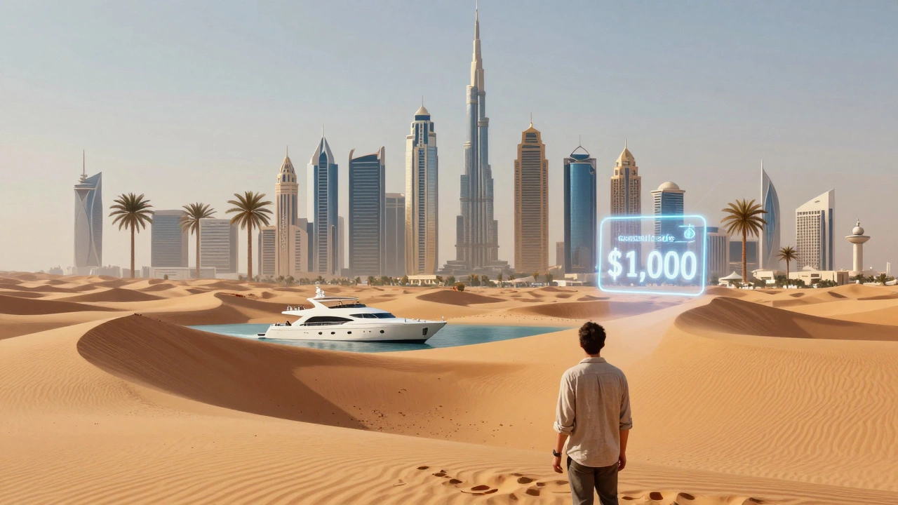 Пустыня с небоскребами и искусственными островами: роскошь в пустыне с ценником на кофе.