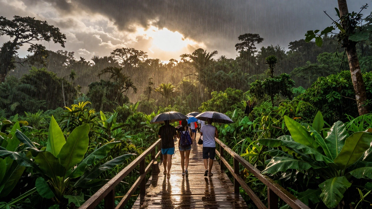 Как часто идет дождь в тропиках: реальные данные для путешественников