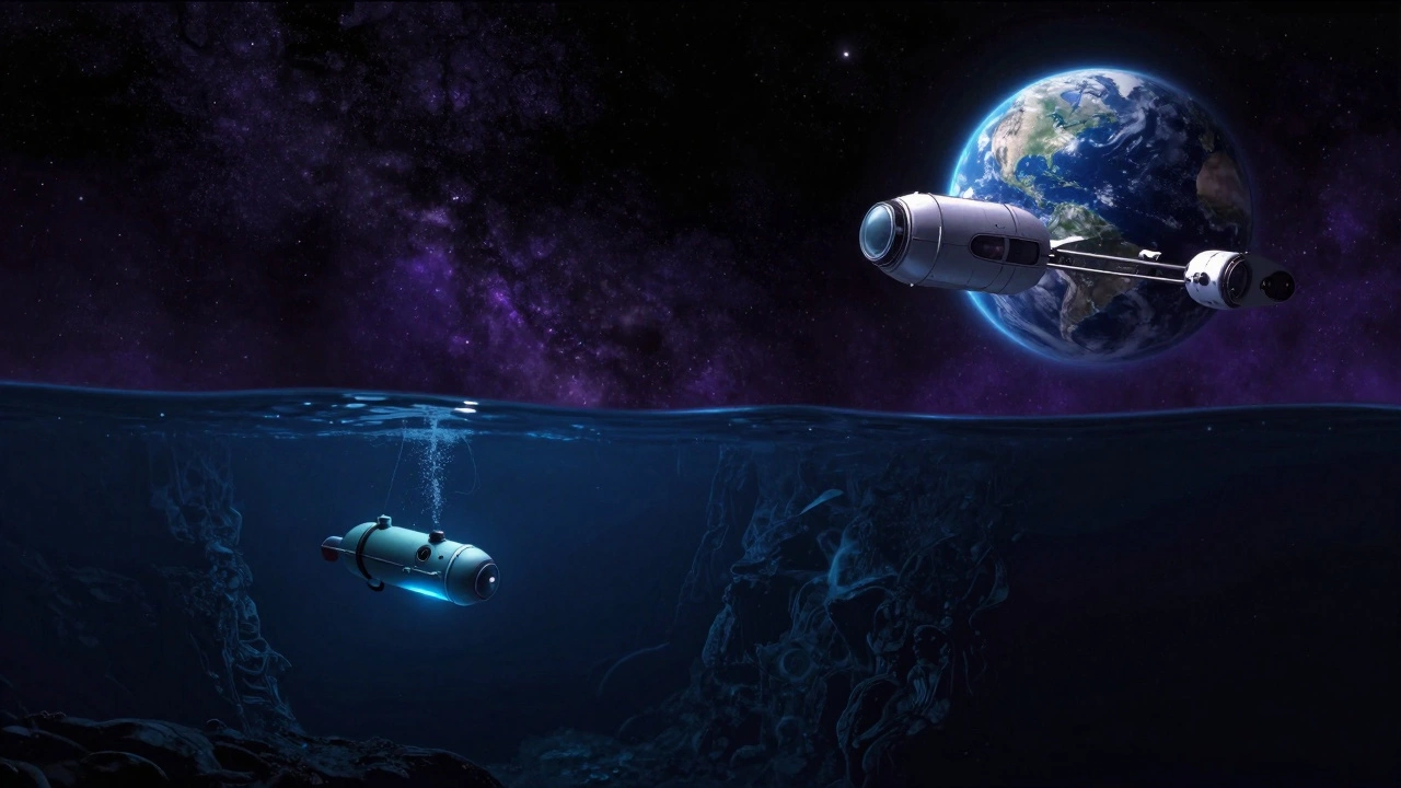 Переход от глубоководных погружений к космическому туризму